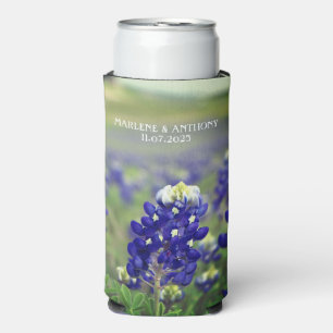 Bluebonnets Blue Flowers Texas Floral Wedding Selters Dosenkühler