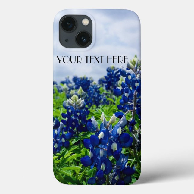 Bluebonnets Blue Flowers Texas Lupine Floral Case-Mate iPhone Hülle (Rückseite)