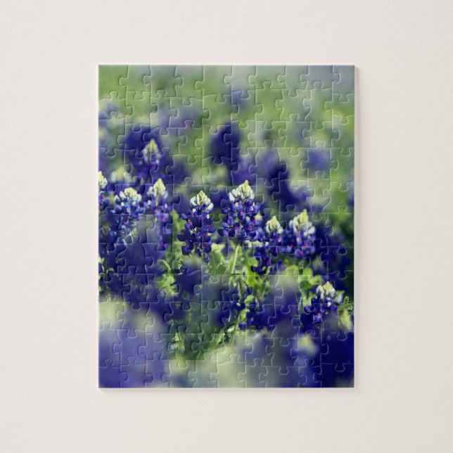 Bluebonnets Blue Flowers Texas Texan Floral (Vertikal)