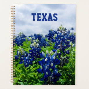 Bluebonnets Blue Flowers Texas texan Floral Planne Planer