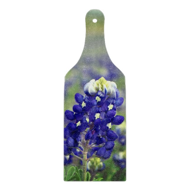 Bluebonnets Blue Flowers Texas Texan Floral Schneidebrett (Vorderseite)