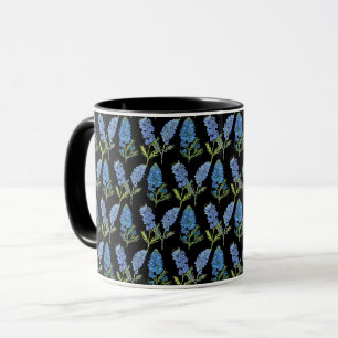 Bluebonnets Blue Flowers Texas Texan Floral Tasse