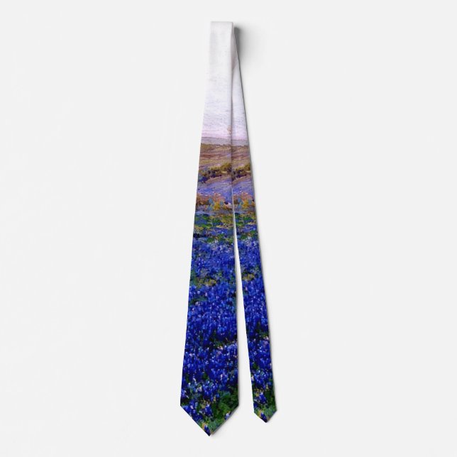 Bluebonnets in Twilight, nördlich von San Antonio Krawatte (Vorderseite)