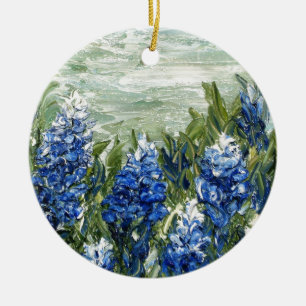 Bluebonnets Keramikornament