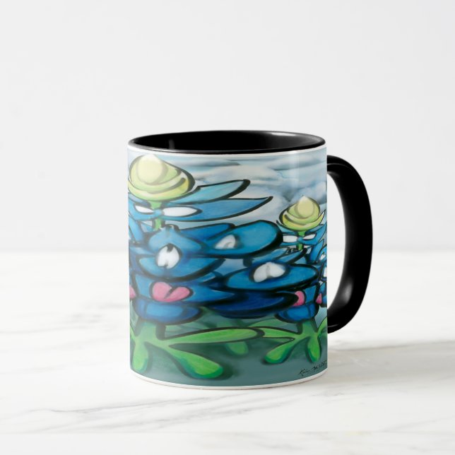 Bluebonnets-Tasse Tasse (VorderseiteRechts)