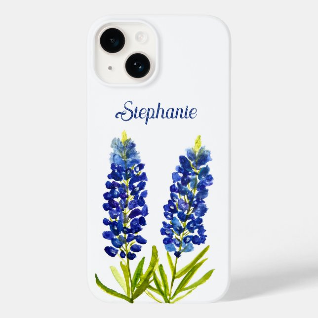 Bluebonnets Texas Blume Floral Texan Gorgeous Case-Mate iPhone 14 Hülle (Rückseite)