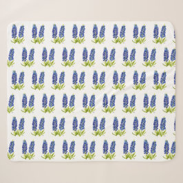 Bluebonnets Texas Blume Wildblumen Aquarell Sherpadecke