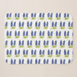 Bluebonnets Texas Blume Wildblumen Aquarell Sherpadecke