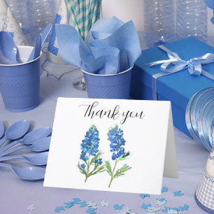 Bluebonnets Texas Flowers Baby shower Merci