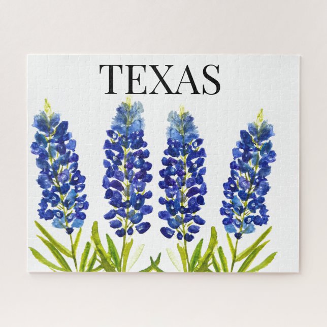 Bluebonnets Texas Staat Blume Lupine (Horizontal)