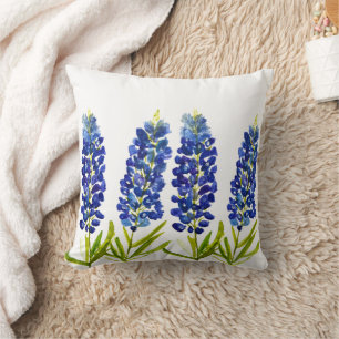 Bluebonnets Texas Staat Blume Lupine Kissen