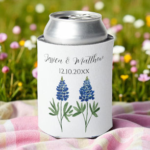 Bluebonnets Texas Texan Blumenwelt Hochzeiten Dosenkühler