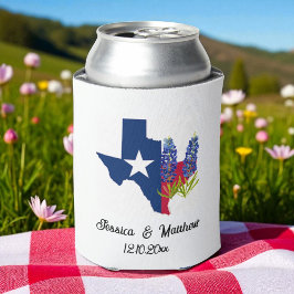 Bluebonnets Texas Texan Blumenwelt Hochzeiten könn Dosenkühler