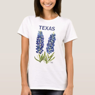 Bluebonnets Texas Wildblumen Lupine T-Shirt