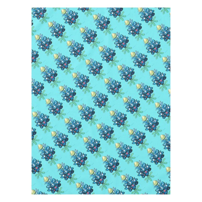 Bluebonnets Tischdecke (Vorderseite)