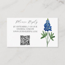 Bluebonnets Wasserfarbene Blume Blumenhochzeit