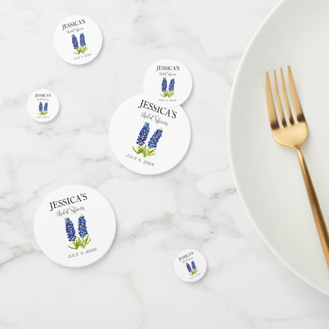 Bluebonnets Wildblume Blue Bllower Brautparty Konfetti (Gruppe)
