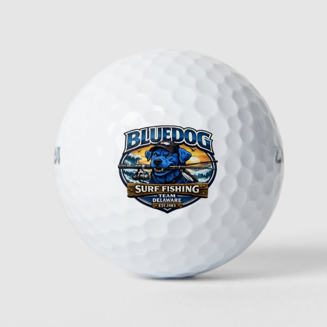 Bluedog 2026 Logo Golfball (Vorderseite)