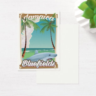 Bluefields, Jamaika Beach Ferien Poster.
