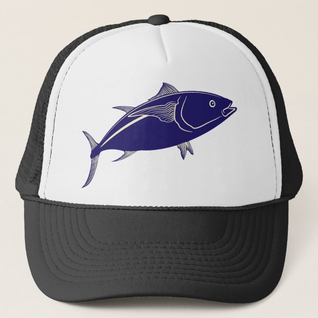 Bluefin-Thunfische Truckerkappe (Vorderseite)