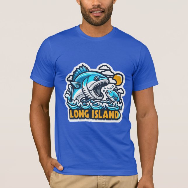 BLUEFISH-LANGE INSEL 2 T-Shirt (Vorderseite)