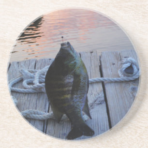 Bluegill at sunset Lake Arrowhead Untersetzer