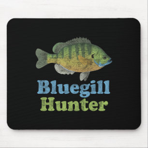 Bluegill Hunter Shirt Funny Fishing Fischer Mousepad