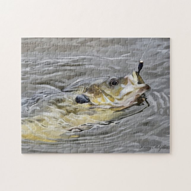Bluegill übernimmt den Köder (Horizontal)
