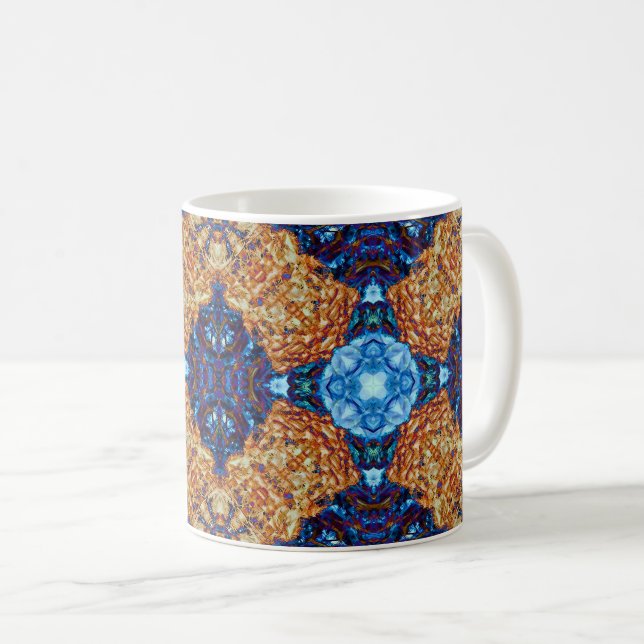 BlueGold-Fir Kaffeetasse (VorderseiteRechts)