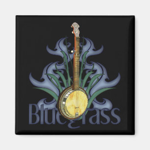 Bluegrass Banjo Designmagnete Magnet