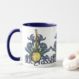 Bluegrass-Banjo-Entwurfs-Tassen Tasse