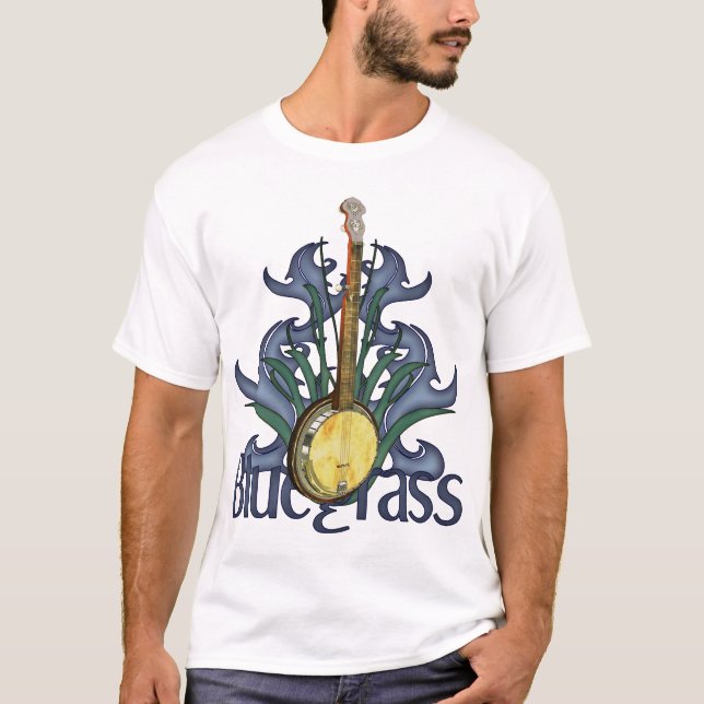 Bluegrass Banjo Music T-Shirt (Vorderseite)