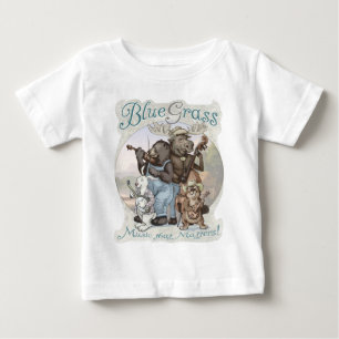 Bluegrass-Lebewesen durch Mudge Studios Baby T-shirt