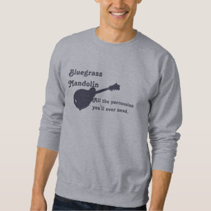 Bluegrass-Mandoline - das ganzes Schlagzeug, das Sweatshirt