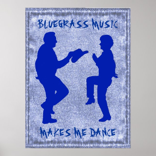 BLUEGRASS MUSIC POSTER (Vorne)