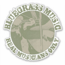 Bluegrass Music Real Musiker Nur grüne Spieler