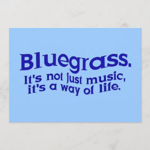 Bluegrass-Musik-Party oder Stau-Sitzung Einladung