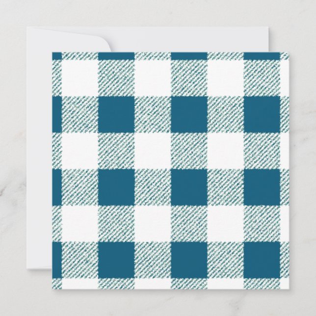Blueish Green Gingham Karo Pattern (Vorderseite)