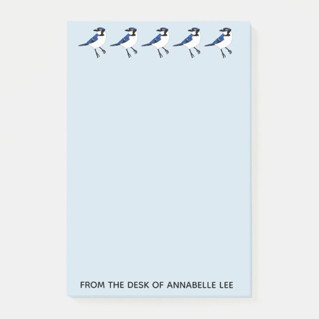 Bluejays Post-it Klebezettel (Vorderseite)
