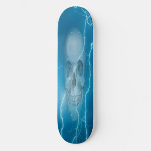 BLUELIGHTNING SCHÄDEL SKATEBOARD