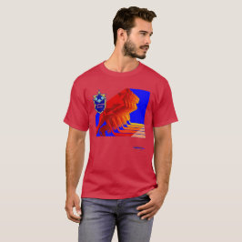 Blueliner Hockey-rote T-Shirt