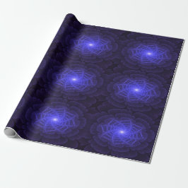 BlueLotus Original Fractal Art Wrapping Paper Geschenkpapier