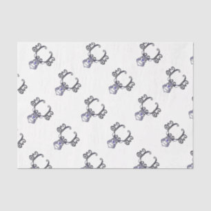 Bluenoser N.S. Blue Rentier Hirsche Weihnachtsgewe Seidenpapier