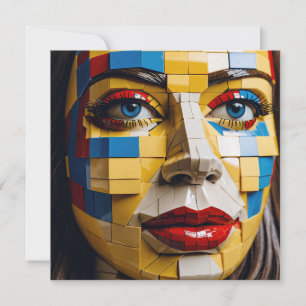 "Blueprint of Humanity" - ein kubistisches Portrai Einladung