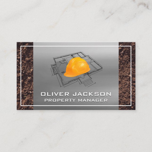 Blueprints | Hardhat Visitenkarte (Vorderseite)