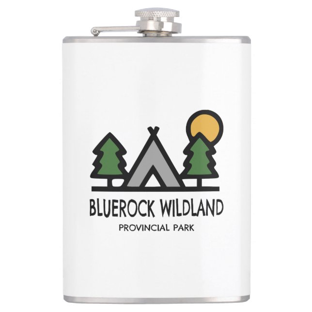 Bluerock Wildland Provinzialpark Flachmann (Vorderseite)