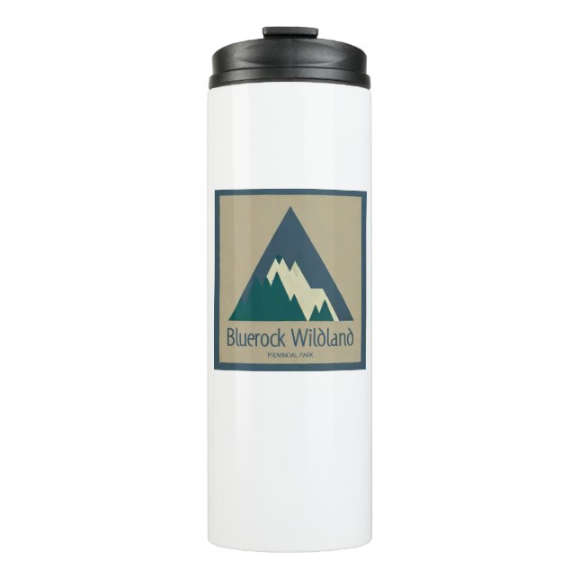 Bluerock Wildland Provinzialpark Rustic Thermosbecher (Vorderseite)