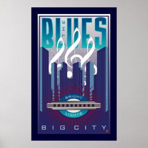 Blues-2-Poster Poster