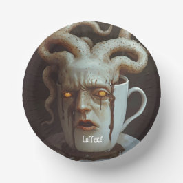 Blues am Montagmorgen Pappteller