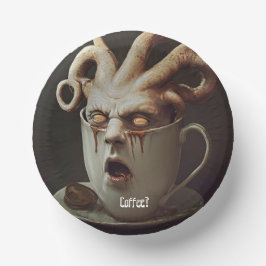 Blues am Montagmorgen Pappteller